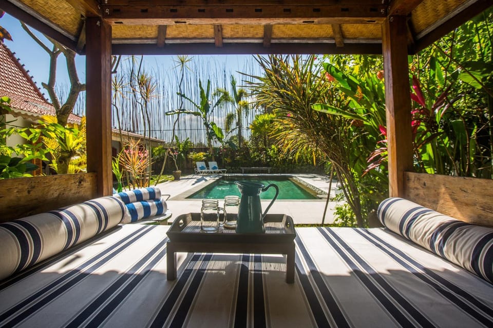 Garden, Seating area, Swimming pool