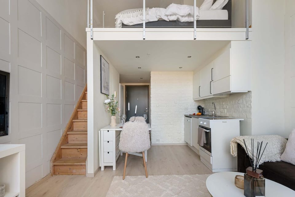 PRIME location by Harbour & Fargegata - Bright studio Apartment in Stavanger