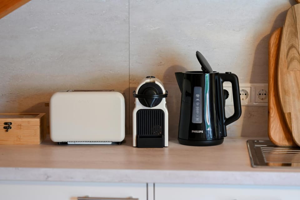 Coffee/tea facilities, Kitchen or kitchenette, toaster