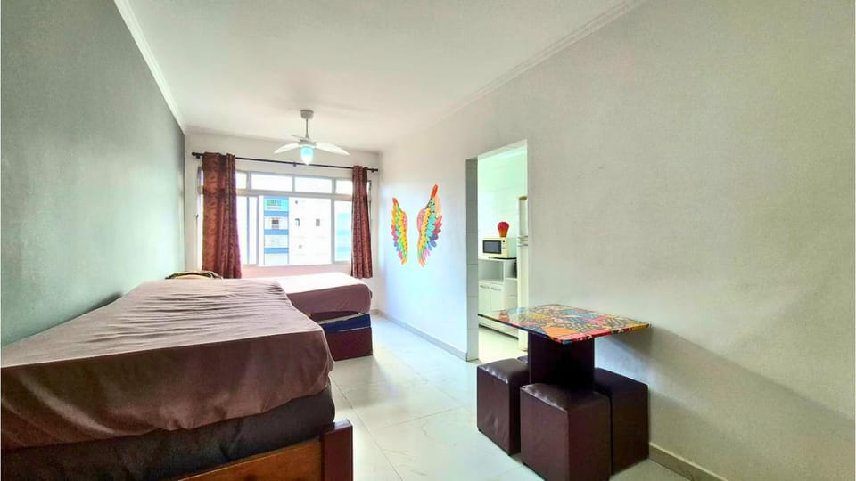 Bed, Photo of the whole room, Bedroom, Communal kitchen
