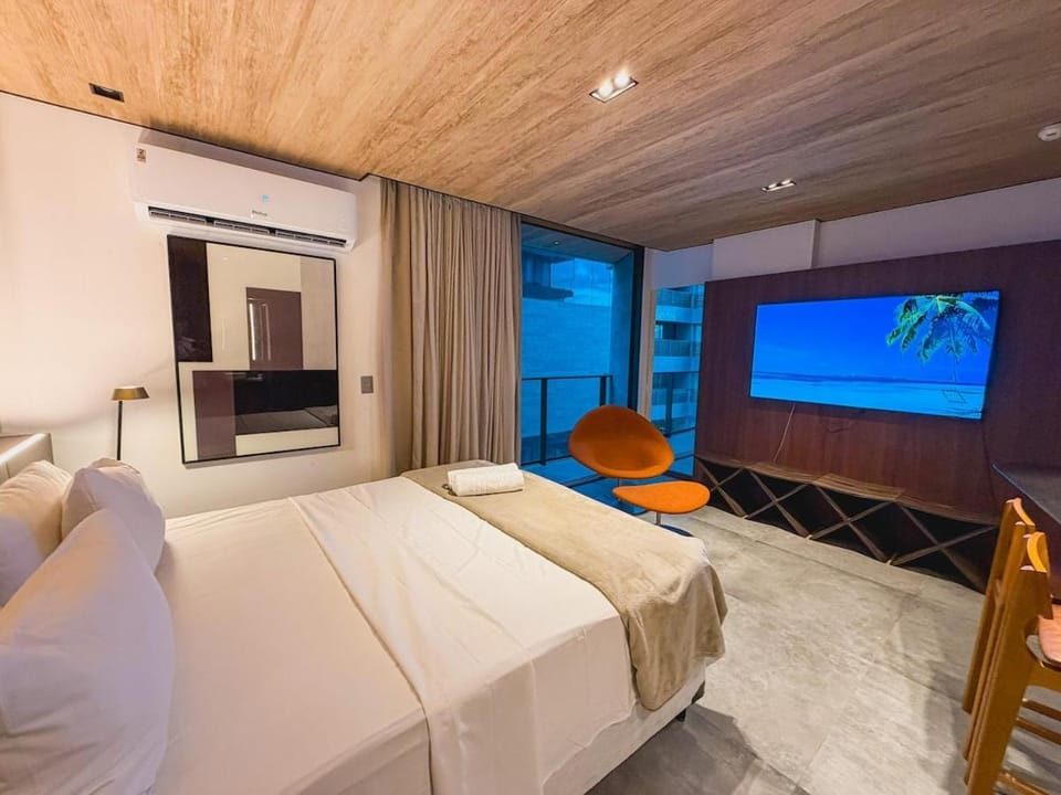 High Standard Studio Side Sea View Pajuçara New Time 1104 Apartment in Maceió