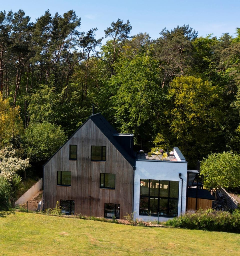 Design-Wohnung am Waldrand mit Dachterrasse und Blick auf das Achterwasser Apartment in Mecklenburg-Vorpommern, Germany