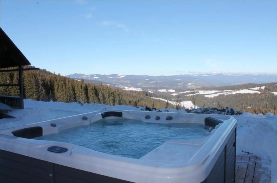 Day, Natural landscape, Winter, Hot Tub, Spa and wellness centre/facilities, Mountain view