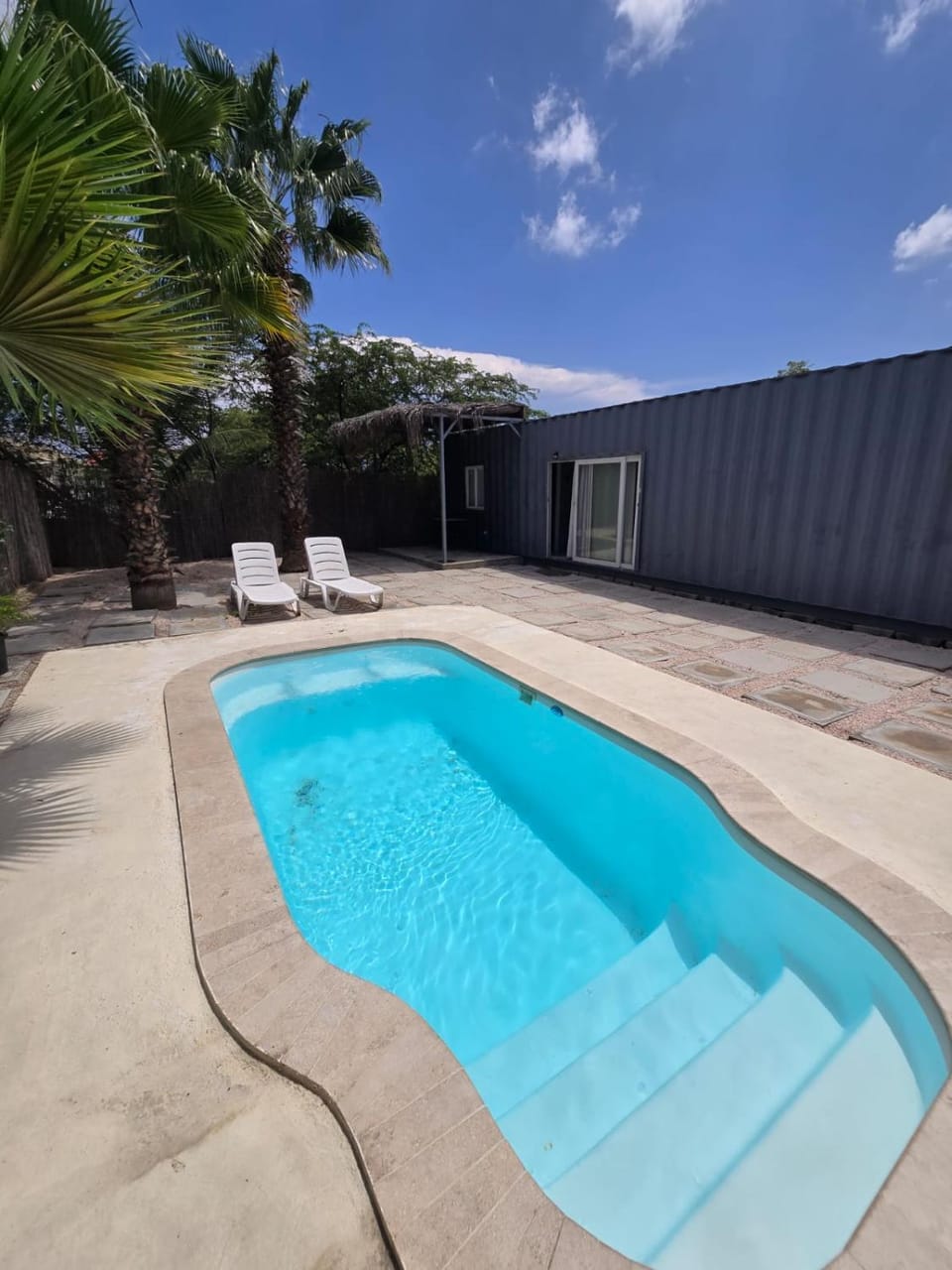 Day, Swimming pool, sunbed