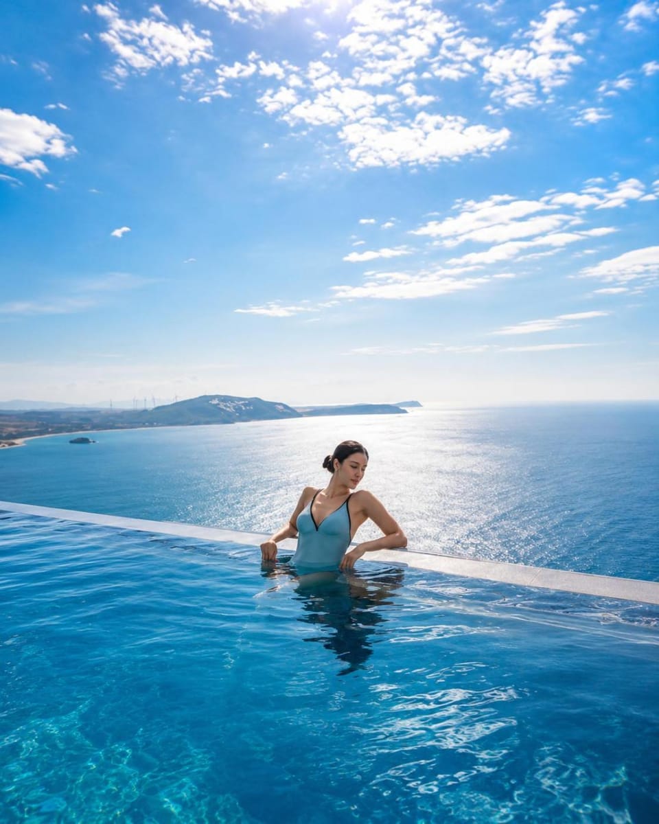 People, Natural landscape, Pool view, Sea view