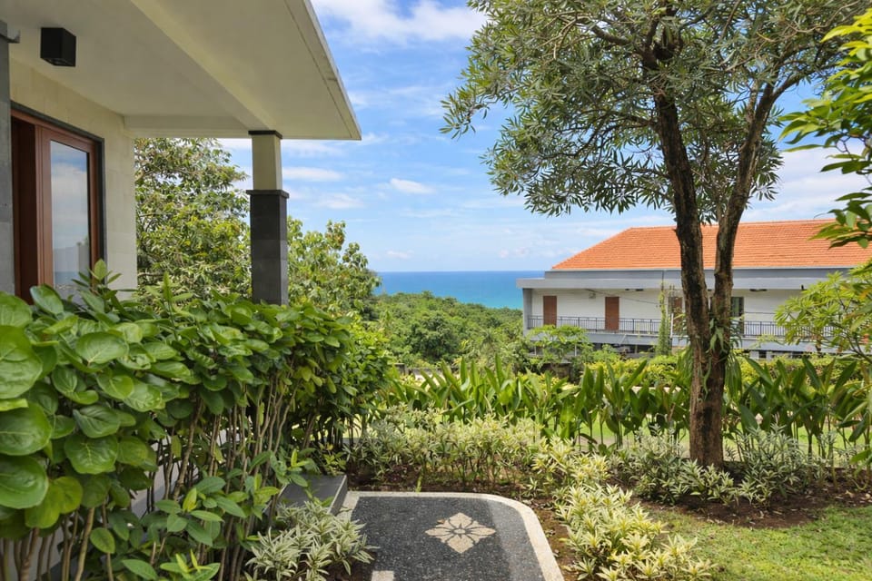 Natural landscape, Garden, Garden view, Sea view