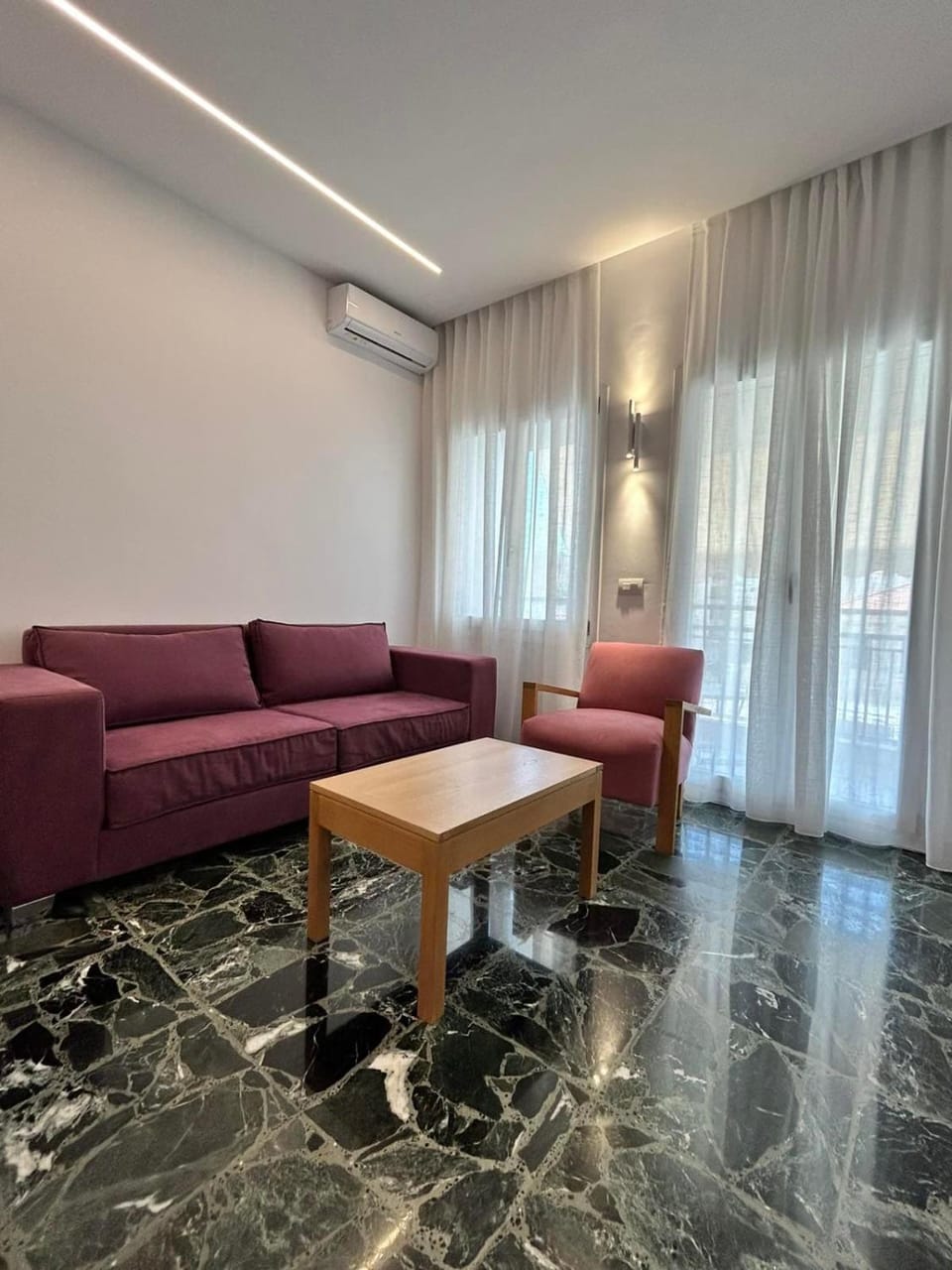 Living room, air conditioner
