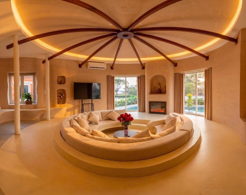 Communal lounge/ TV room, TV and multimedia, Living room, fireplace