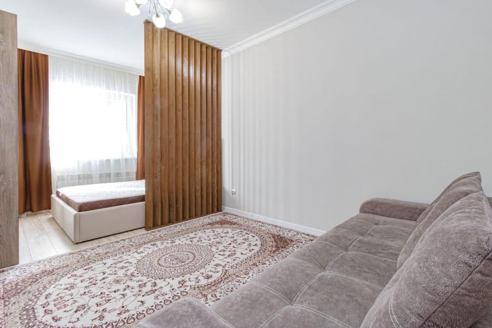 1-комнатная квартира в Центре левого берега в ЖК Алматау Apartment in Kazakhstan