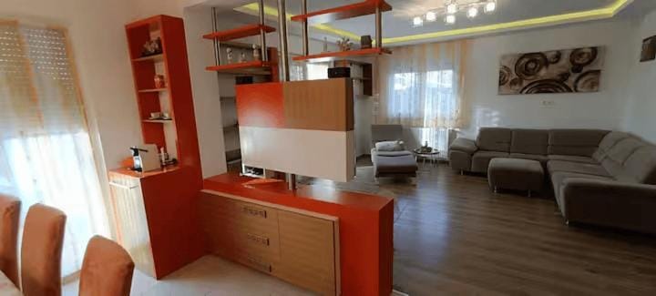 Living room, air conditioner