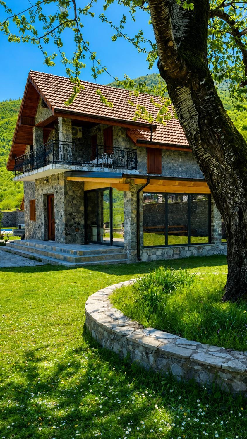 Property building, Spring, Day, Natural landscape, Garden, Garden view