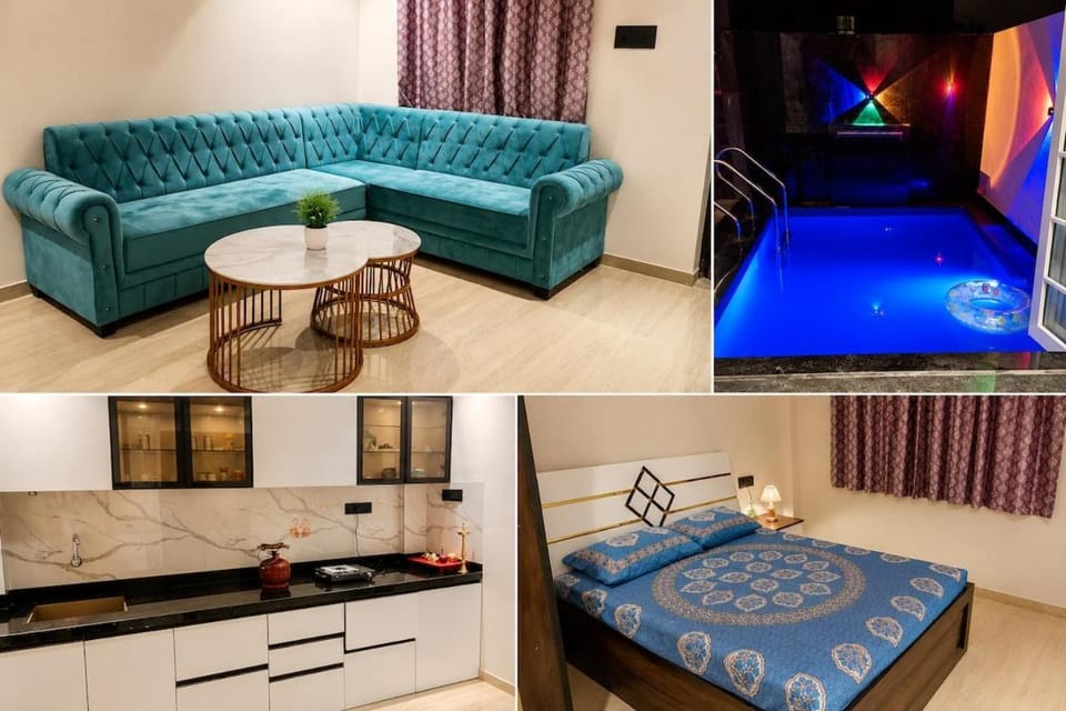 Vista Royal 2BHK With Private Pool Apartment in Maharashtra