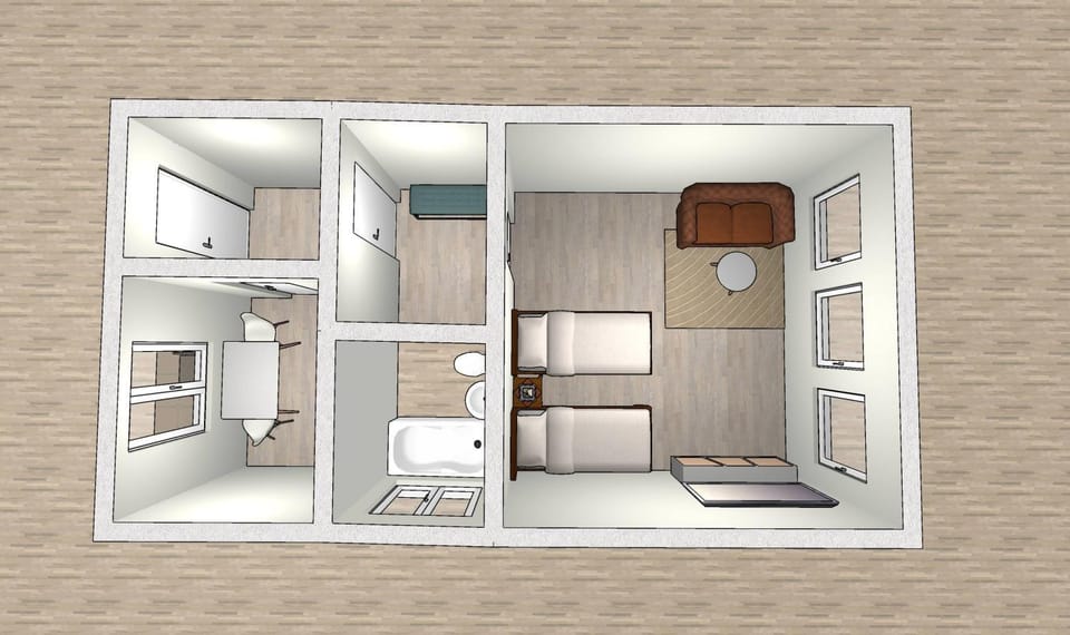 EMAS 9, Schönes Apartment mit 2 Einzelbetten, WLAN, Küche Apartment in Krefeld
