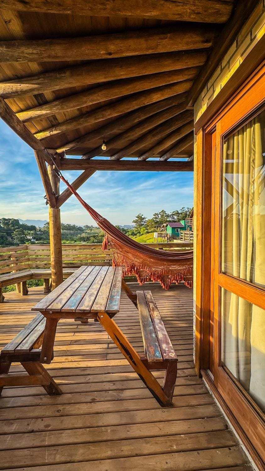 Luz de Arcturus, Chalé com jacuzzi aquecida Chalet in Imbituba