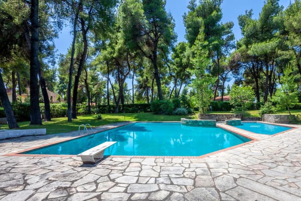 Natural landscape, Swimming pool, sunbed