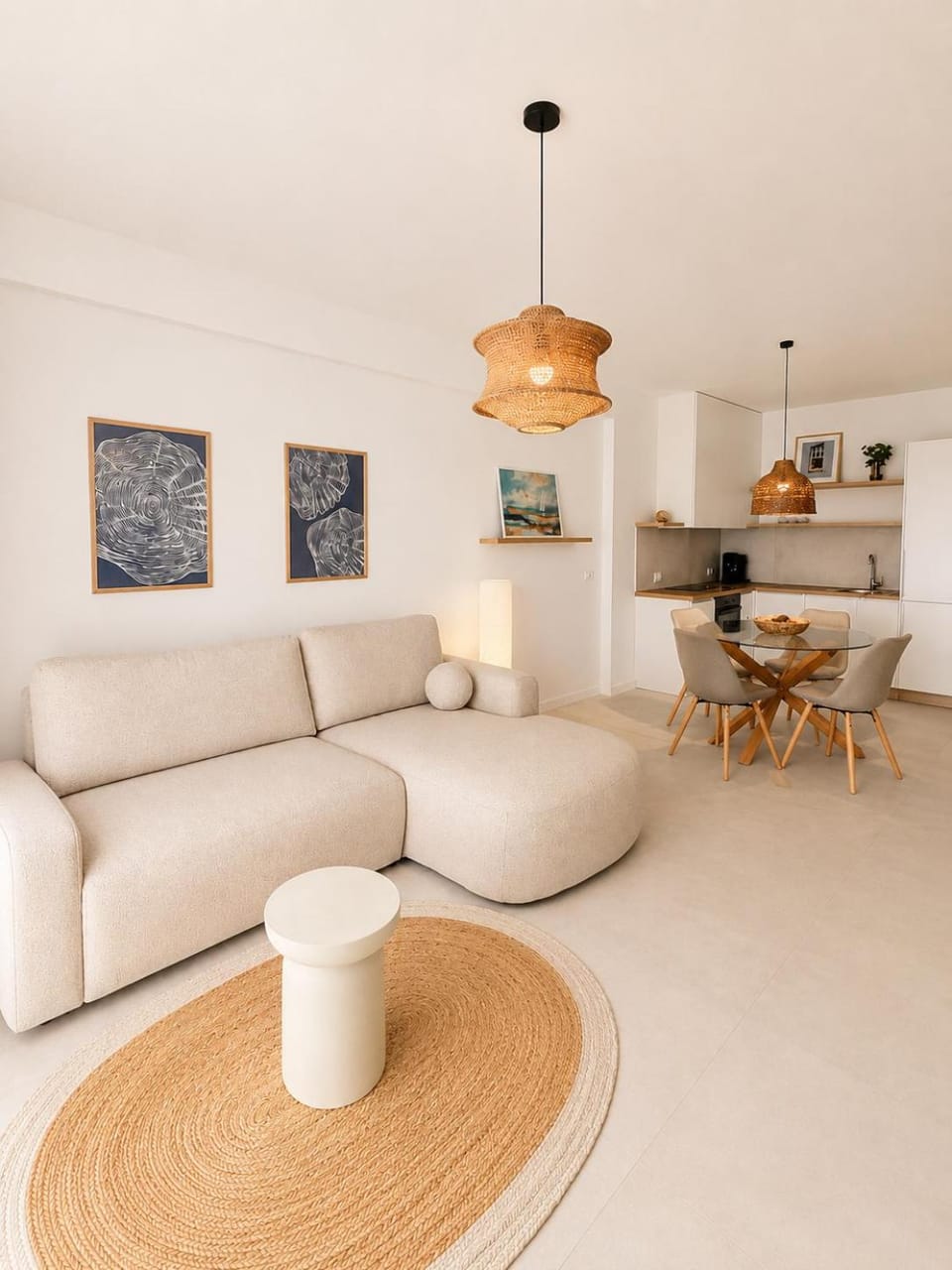 Living room, Seating area, Dining area