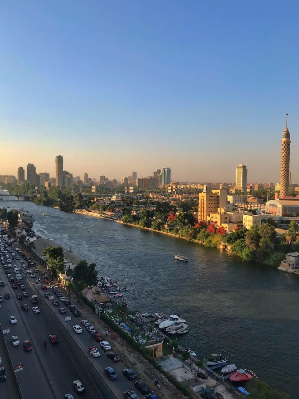 City view, River view, Street view