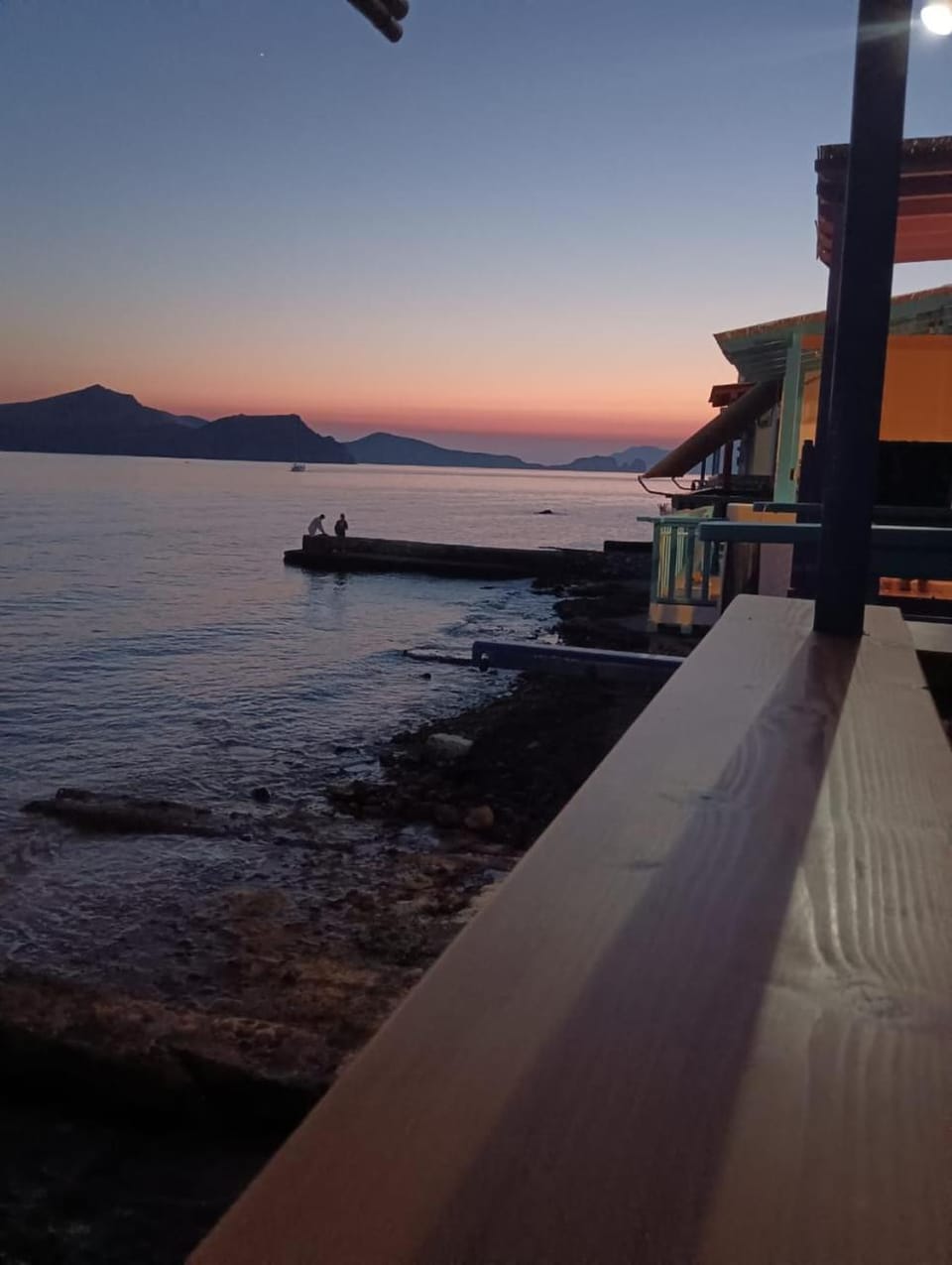 Natural landscape, Balcony/Terrace, Sea view, Sunset