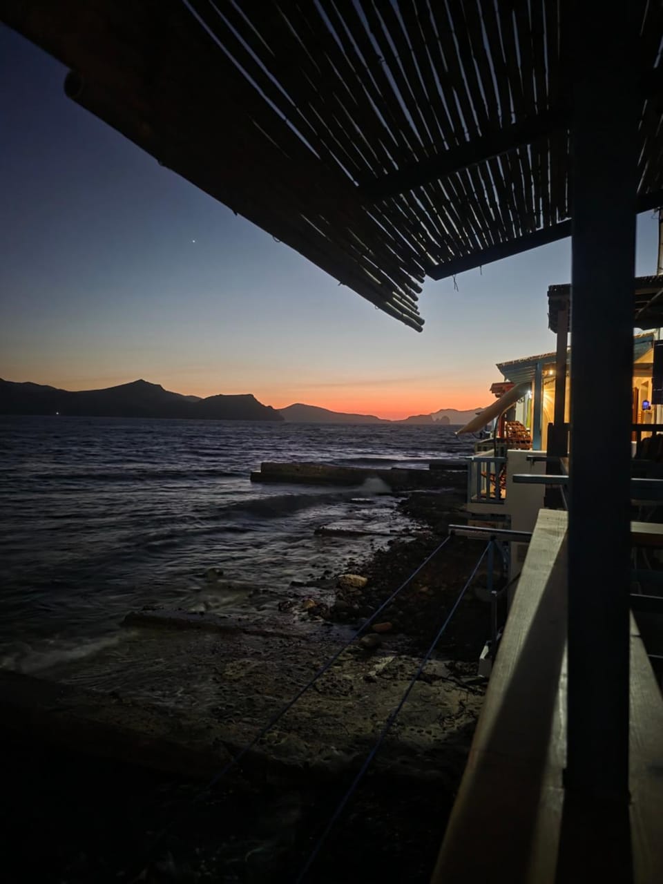 Sea view, Sunset