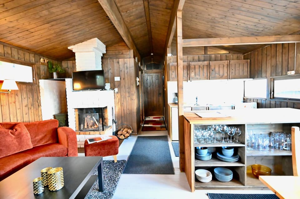 Living room, kitchen