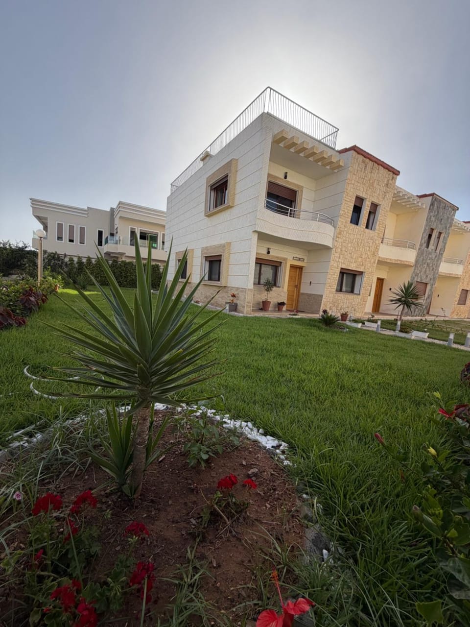 Property building, Garden view