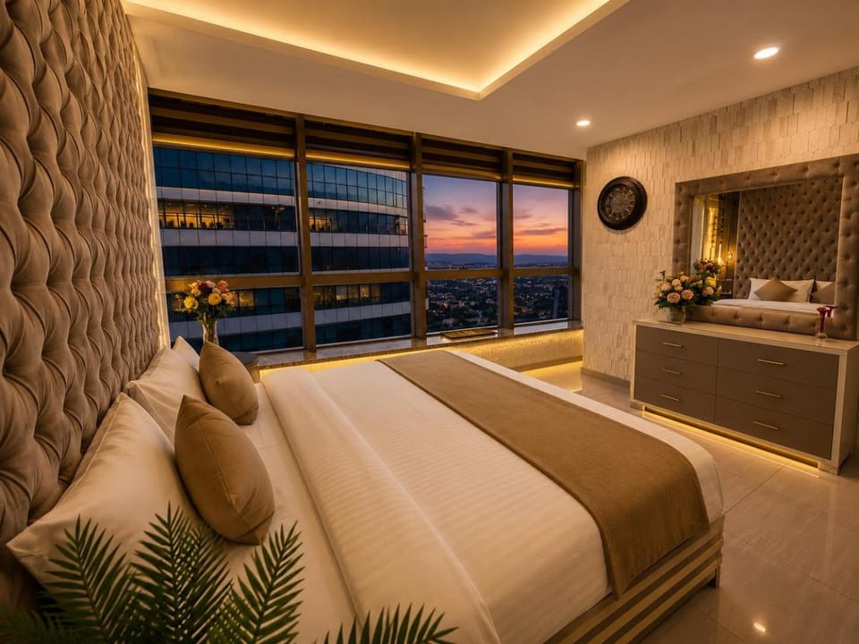 Bed, Natural landscape, Kitchen or kitchenette, Photo of the whole room, Bedroom