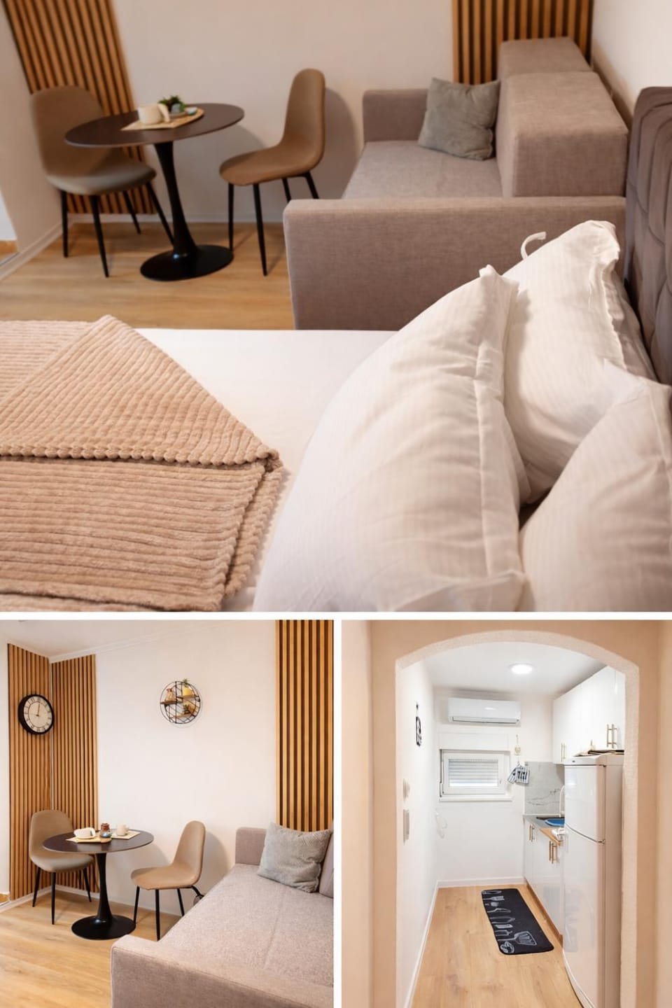 Kitchen or kitchenette, Living room, Bedroom