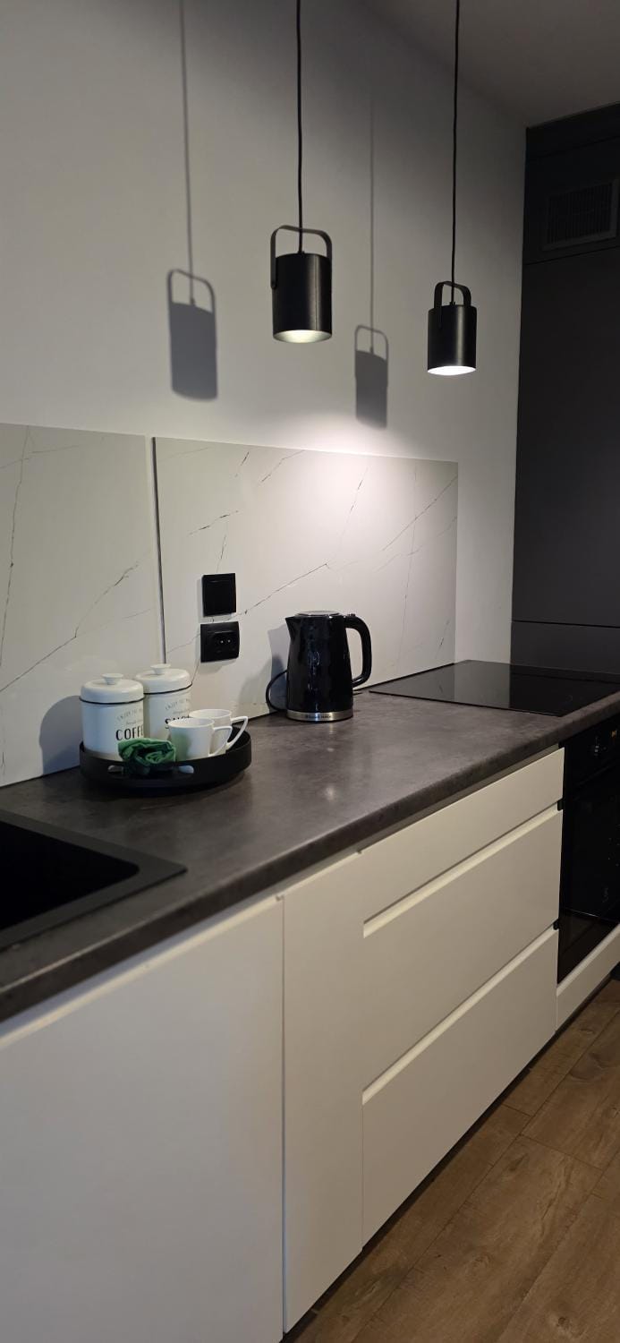 Coffee/tea facilities, Kitchen or kitchenette, stove