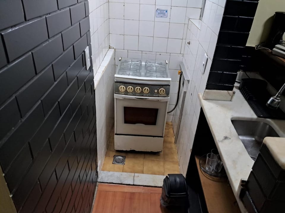 Communal kitchen, stove
