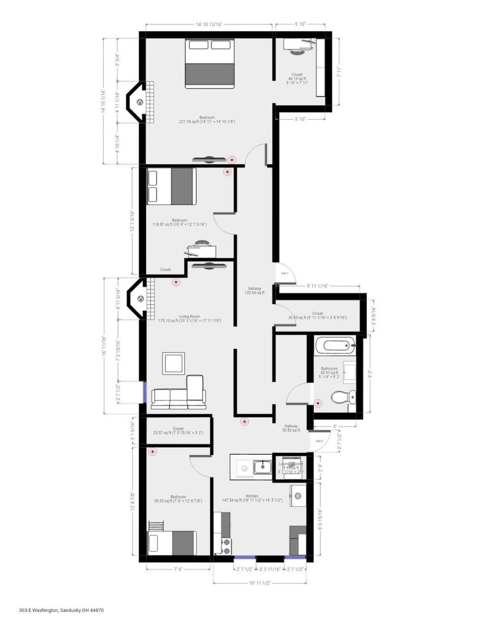 Coaster Heaven | Mins to CP & SF | King/WD/Pet OK Apartment in Sandusky