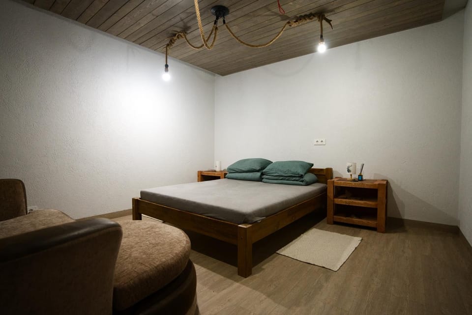 Medeina bunker with sauna near Panevėžys Apartment in Lithuania