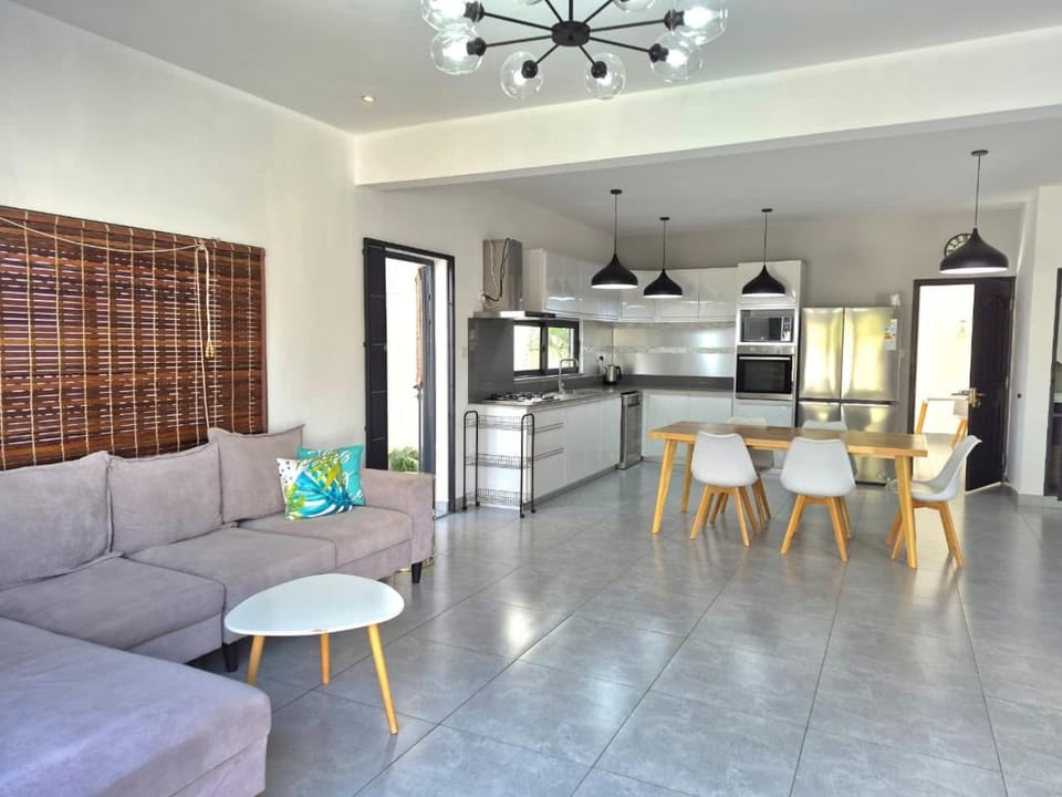 Kitchen or kitchenette, Living room, Seating area, Dining area, oven, stove