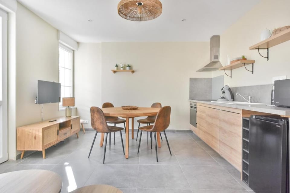 Entrée Le Touquet Appt 4 personnes terrasse jardin Apartment in Hauts-de-France
