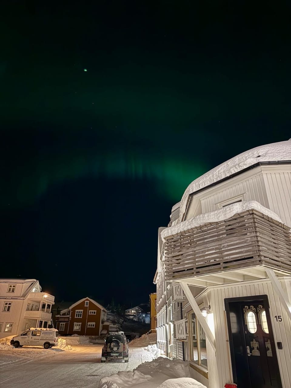 Off site, Night, Winter