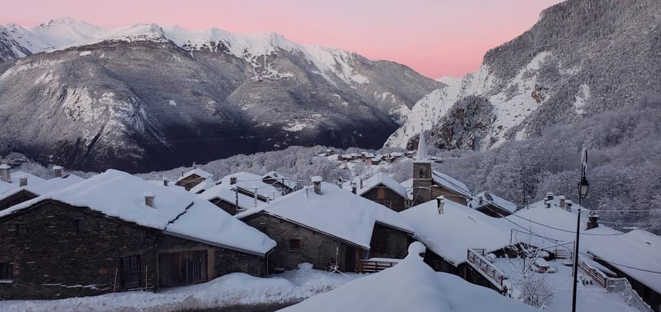 Natural landscape, Mountain view, Sunrise