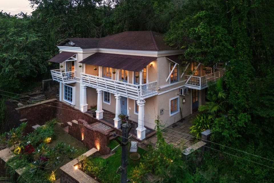 SaffronStays RiverSong Britona Villa in Goa, India