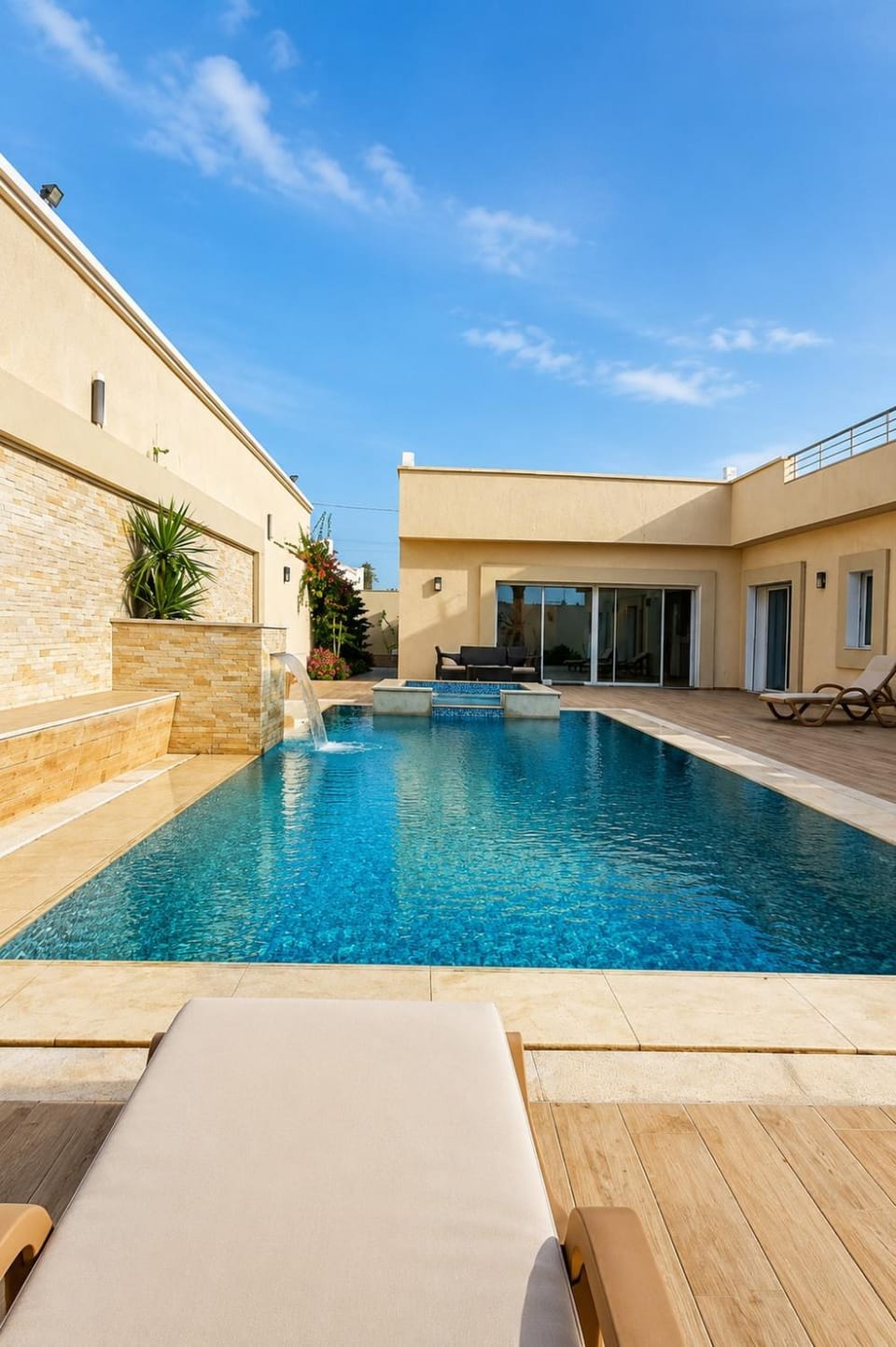 Villa Dar Salman - 6p - 3bdr - Piscine & Jacuzzi Villa in Tunisia