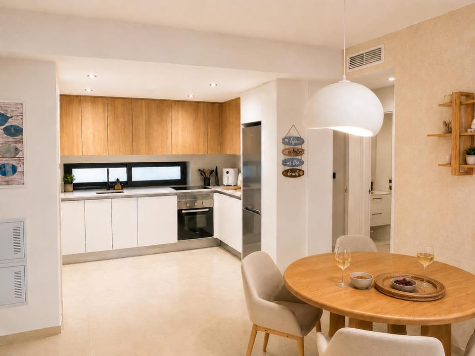 Kitchen or kitchenette, dishwasher, oven, stove, toaster