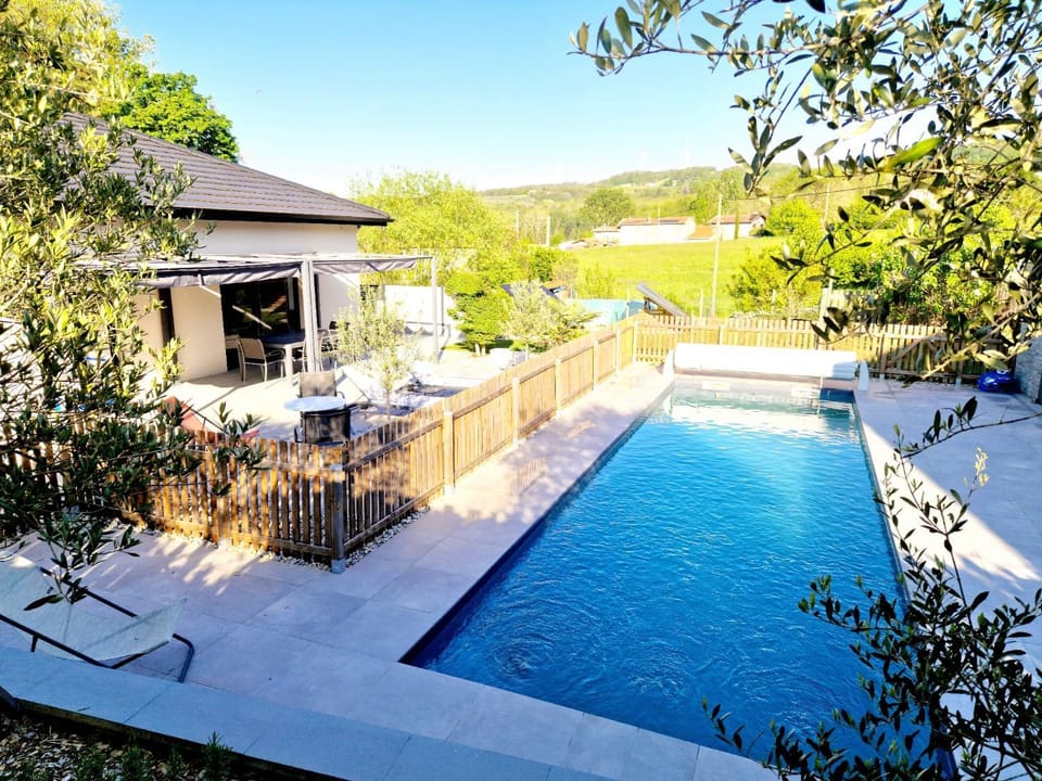 La Villa Léon Pisicne privée et patio intérieur Villa in Auvergne-Rhône-Alpes