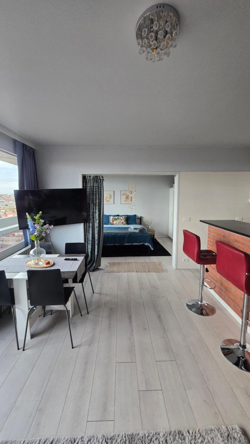 In the sky Apartment in Brussels