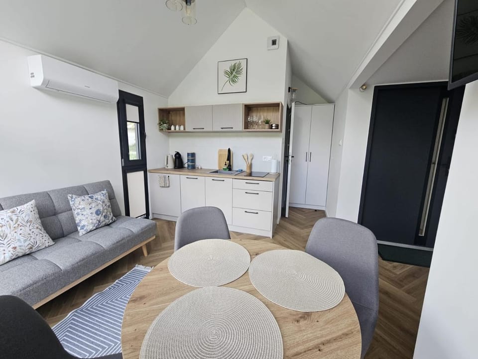 Kitchen or kitchenette, Living room, Seating area, Dining area, oven, pet friendly, stove