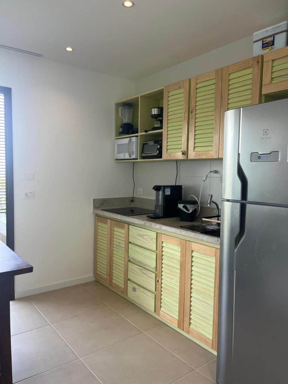 dishwasher, microwave, minibar, stove, toaster