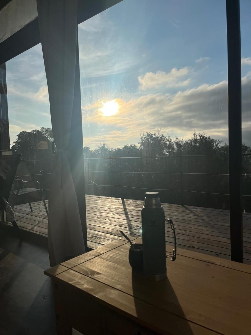 Patio, Day, Natural landscape, Garden, View (from property/room), Balcony/Terrace, Sunrise, Sunset