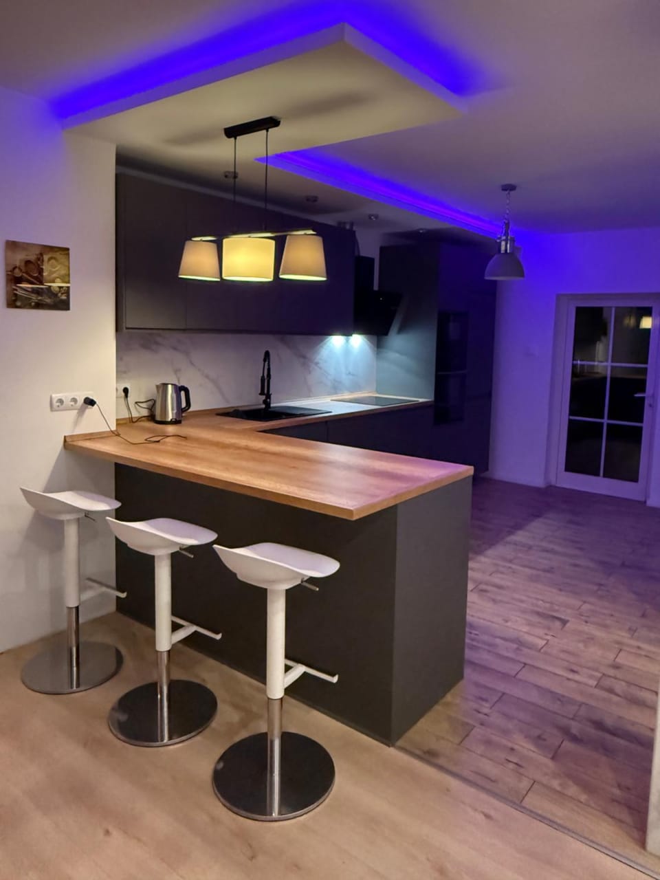 Lounge or bar, kitchen