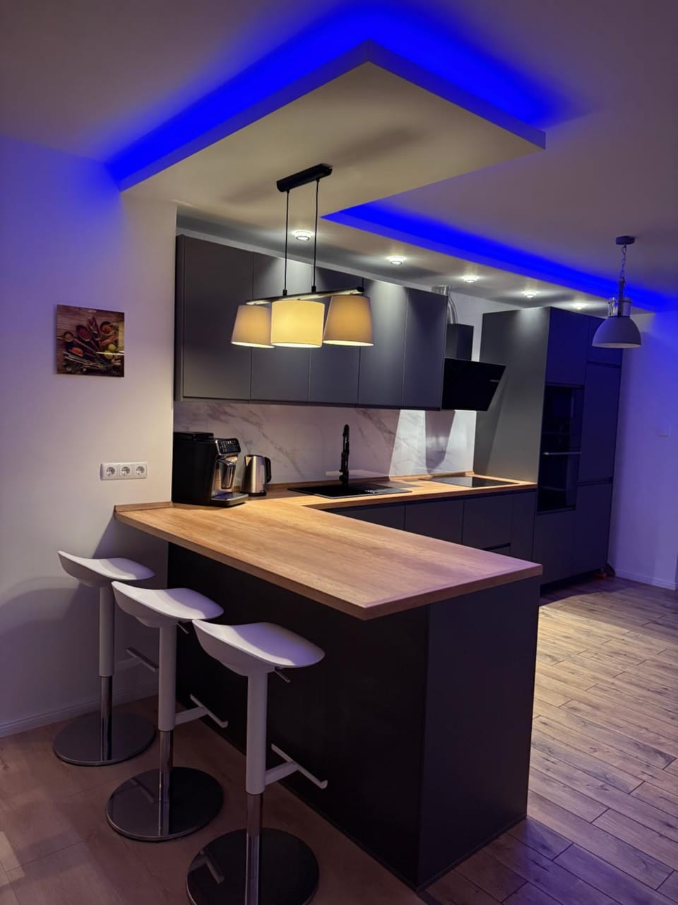 Lounge or bar, kitchen