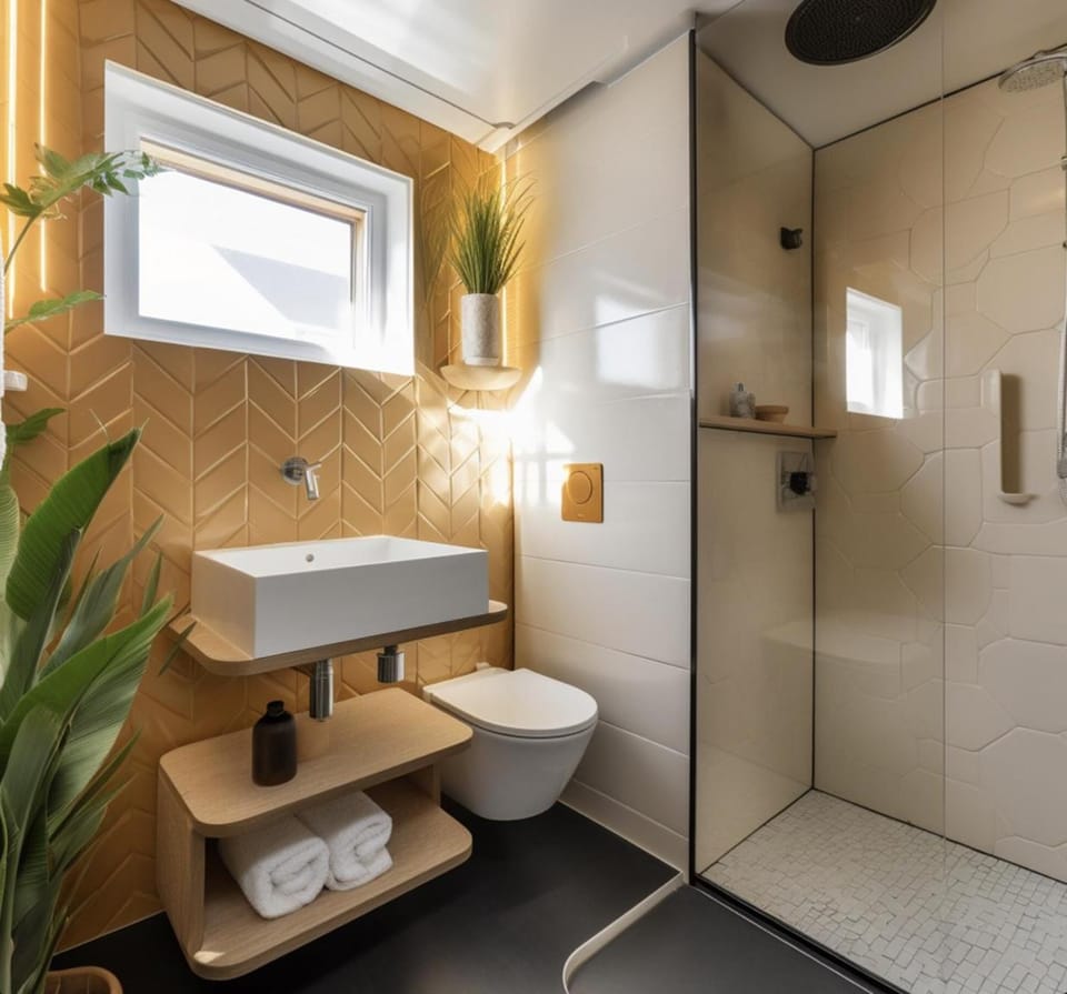 Shower, Toilet, Bathroom, towels