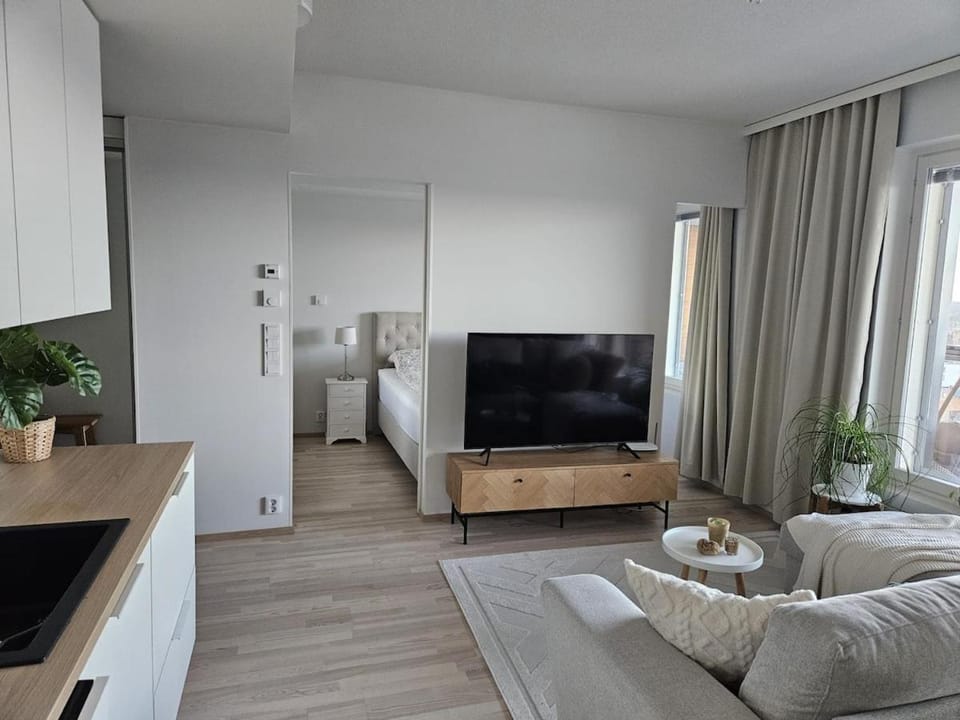 Bright 16th floor home view, sauna and peace Apartment in Finland