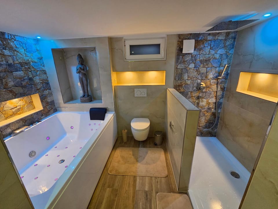 Shower, Toilet, Hot Tub, Bathroom