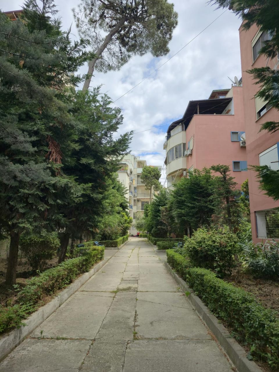 Property building, Garden view