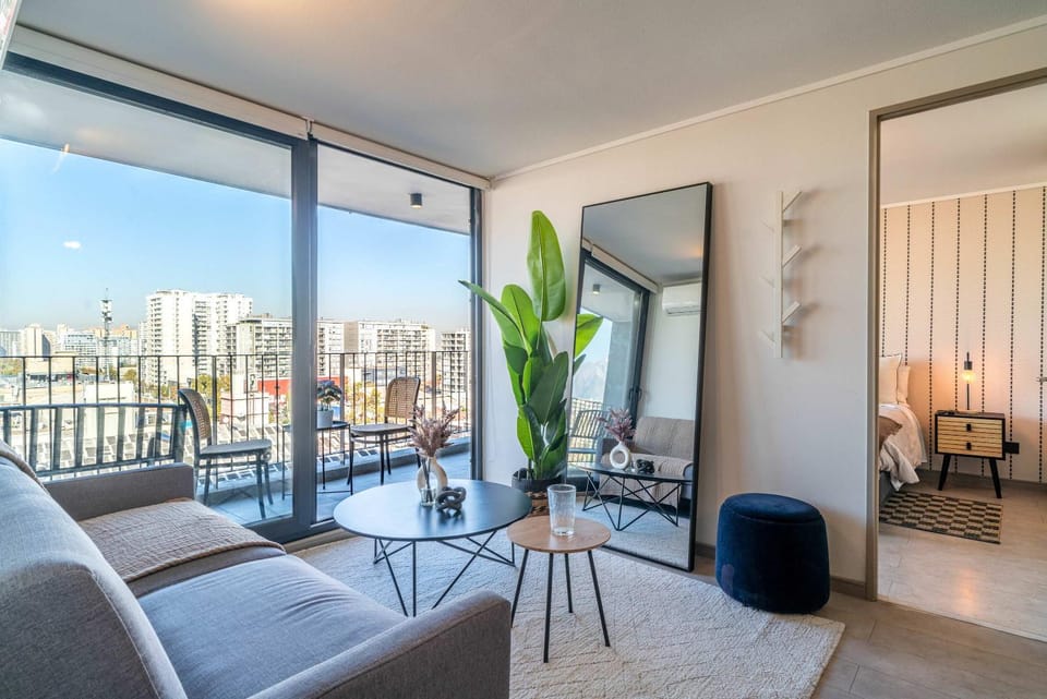 HOM I CoWorking I laundry I 2D2B I GYM I NUNOA Apartment in Santiago